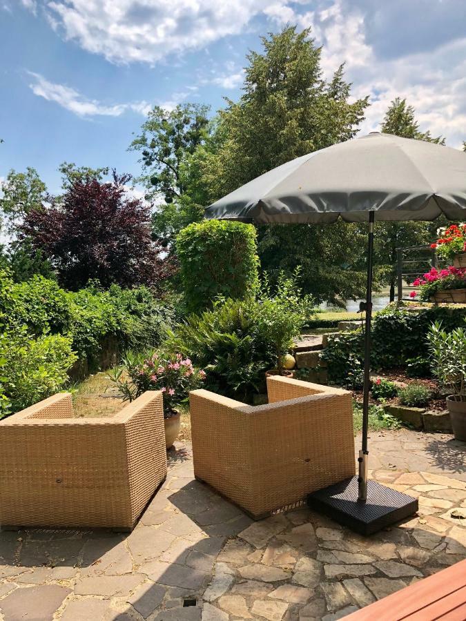 Ferienwohnung Am Wasser Villa Graf Von Pfeil Drážďany Exteriér fotografie